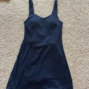 Danskin Athletic Navy Scoop-Neck Slip Dress